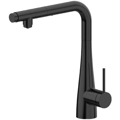 IMEX GOS005/NG SPLIT Grifo de Cocina Osmosis Extraíble Color Negro Mate - ref: GOS005/NG