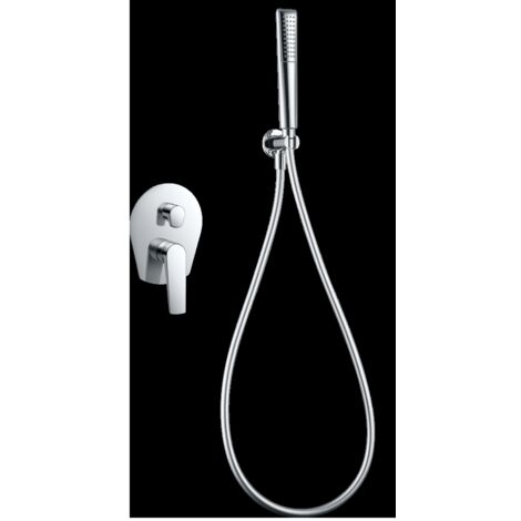 IMEX GPP057 DELOS Conjunto Ducha Monomando Empotrado Paros Cromo - ref: GPP057
