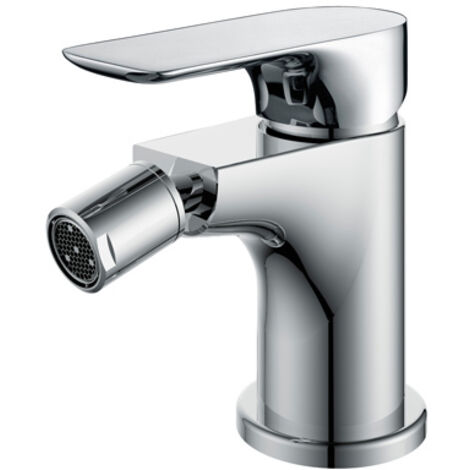 IMEX Mitigeur bidet en laiton et zamak chrome avec cartouche ceramique Ø35 mm flexibles 3-8 inclus finition chromee modele Nassau Imex-BDU014-2