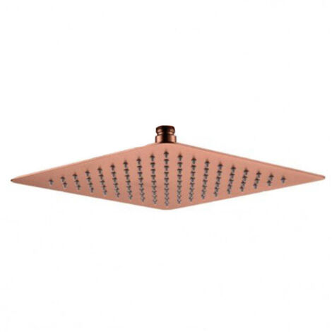 IMEX RDC001/ORC ROCIADORES Rociador Cuadrado 20X20 Oro Rosa Cepillado - ref: RDC001/ORC