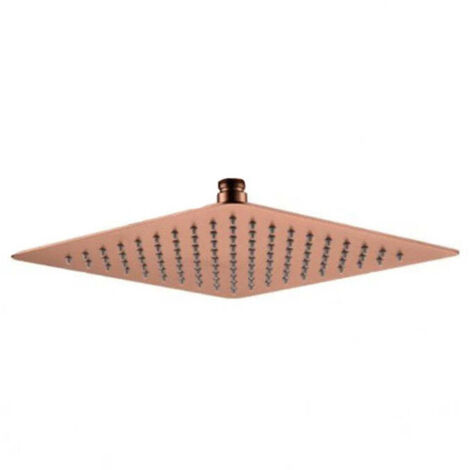 IMEX RDC002/ORC ROCIADORES Rociador Cuadrado 25X25 Oro Rosa Cepillado - ref: RDC002/ORC