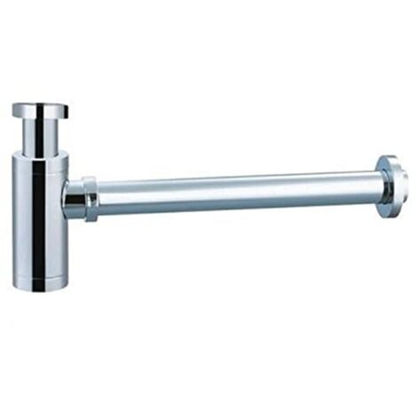 IMEX SCL002, Sifón botella de lavabo o bidé, Grigio, ‎33 x 6 x 14 cm