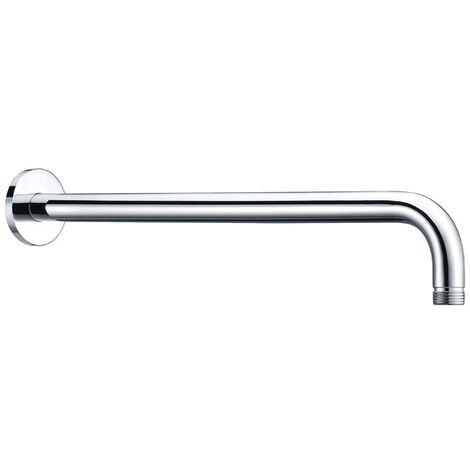 IMEX Tubo a muro tondo in acciaio e ottone cromato per installazione parete finitura cromata resistente design funzionale e duraturo Imex-BPR001