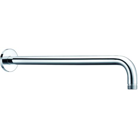 IMEX Wandarm aus verchromtem Stahl und Messing runde Wandhalterung im Chrom-Finish – Modell Imex-BPR001