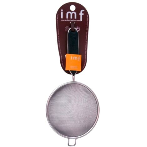 IMF colador inoxidable media bola  9 cm , Colador inoxidable meda bola 9 cmFabricado en acero inoxidable de alta calidadApto para lavavajillasMango plásticoIncluye