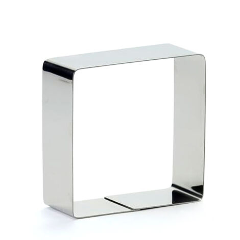 IMF molde emplatador inox. cuadrado 12x4 cm 2194 , Molde emplatador inoxidable cuadrado 12 x 4 cm. -Marca IMF. -Material: Acero inoxidable. -Ideal para que tus platos queden como l