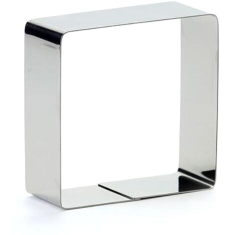 IMF molde emplatador inox. cuadrado 7x4 cm 2192 , Molde emplatador inoxidable cuadrado 7 x 4 cm. -Marca IMF. -Material: Acero inoxidable. -Ideal para que tus platos queden como los
