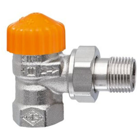 IMI Heimeier Eclipse robinet thermostatique de radiateur avec régulation de débit coudé court 1/2