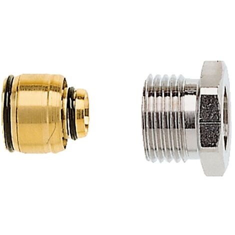 IMI Heimeier Klemmverschraubung, für Verbundrohr 16x2mm und Rp 1/2" Innengewinde, vernickelt