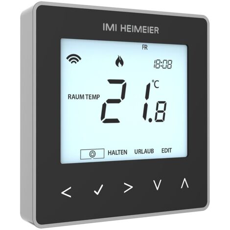 IMI Heimeier neoStat V2 Raumthermostat 230V für Smart Home, Schwarz