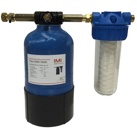 IMI Heimeier Pneumatex Enthärtungsarmatur mit Filter Refill 48000, Eingang G3/4, Ausgang G3/4