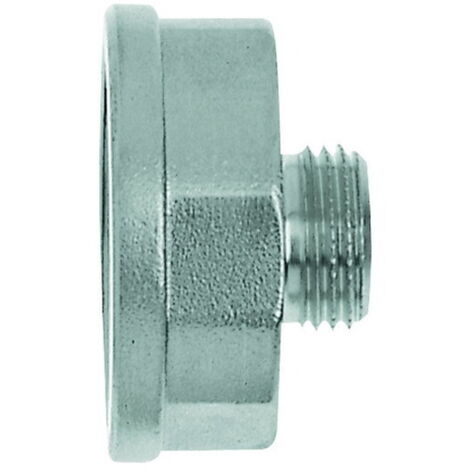 IMI Heimeier Reduzierstück Rp 3/4 x R 1/2, Messing vernickelt