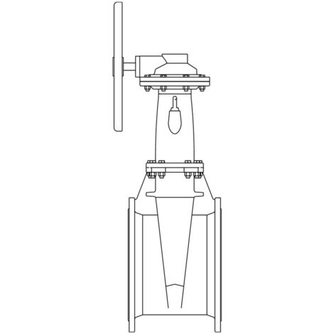 IMI Heimeier TA Absperrventil TA-GAV PN 16, Getriebe DN 600, Flansche, Sphäroguss EN-GJS 1050