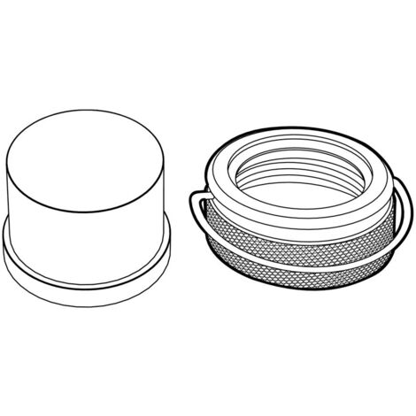 IMI Heimeier TA Behördenkappe M 30x1,5 Set aus Kunststoffkappe/Sicherungsring