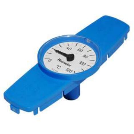 IMI Heimeier Thermometer für Globo H, P, P-S zum Nachrüsten bei DN 10 bis DN 32, blau