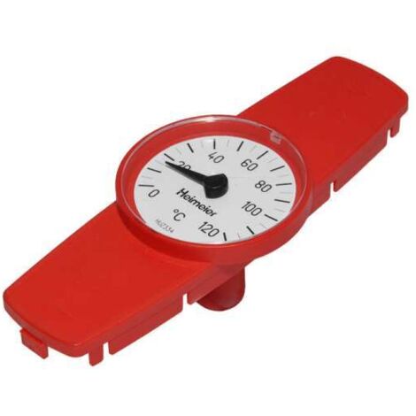 IMI Heimeier Thermometer für Globo H zum Nachrüsten bei DN 40, 50, Rot