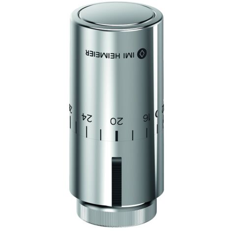 IMI Heimeier Thermostat-Kopf Halo verchromt, mit Nullstellung