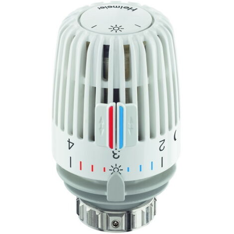 IMI Heimeier Thermostat-Kopf K weiß, mit Diebstahlsicherung