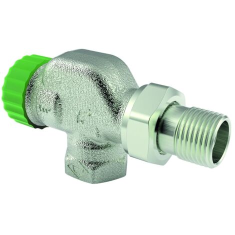 IMI Heimeier Thermostat-Ventilunterteil Eclipse 300, Axialform, DN 15 mit automatischer Durchflussregelung, f große Heizkörper