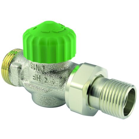 IMI Heimeier Thermostat-Ventilunterteil Eclipse 300, Durchgang, DN 15, Außengewinde G3/4, mit automatischer Durchflussregelung