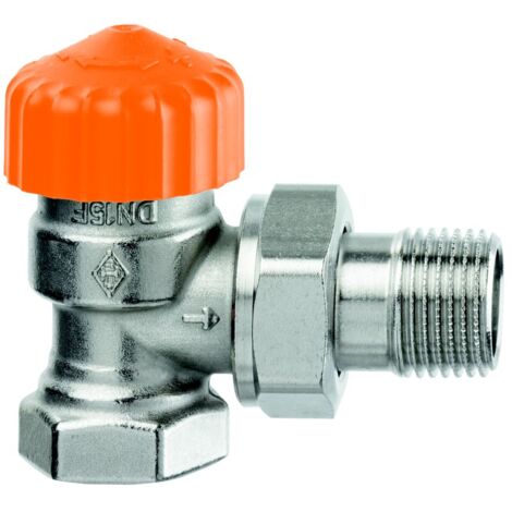 IMI Heimeier Thermostat-Ventilunterteil Eclipse, Eckform, verkürzt, DN 10