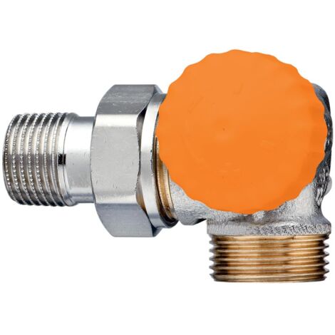IMI Heimeier Thermostat-Ventilunterteil Eclipse, Winkeleck/rechts, Außengewinde G3/4