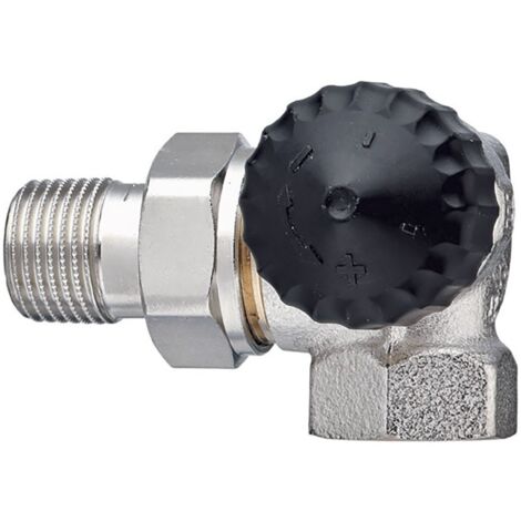 IMI Heimeier Thermostat-Ventilunterteil mit geregeltem Widerstand, Winkeleck/Rechts, DN 10