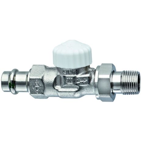 IMI Heimeier Thermostat-Ventilunterteil V-exact II, Durchgang, ViegaPress 15mm