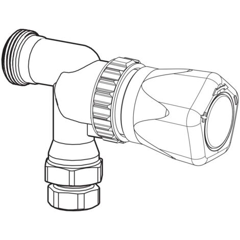 IMI Heimeier Thermostatventil RVO Eck M 22x1,5 DN 10, manuell betätigt