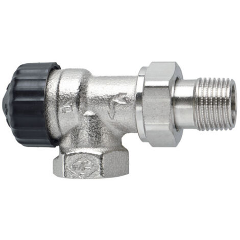 IMI Heimeier Thermostatventil-Unterteil inversé, sens de circulation, angle/forme axiale 1/2