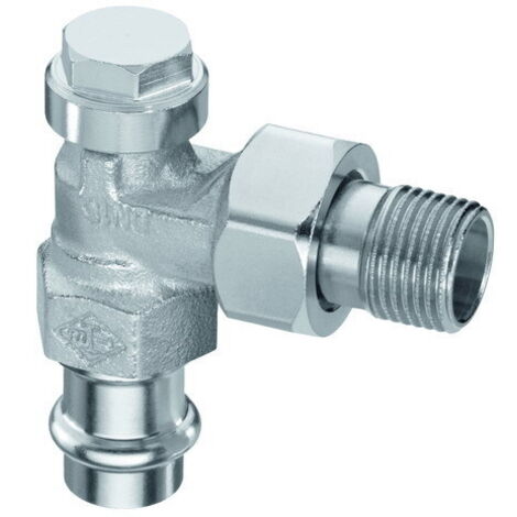 IMI Heimeier Verschraubung Regulux, DN 15 Eckform, Viega Pressanschluss 15mm