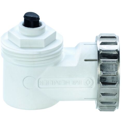 IMI Heimeier Winkelanschluss M 30x1,5 für Thermostat-Köpfe und Stellantriebe, weiß
