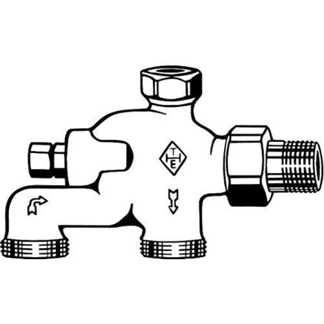 IMI HYDRONIC ENGINEERING Imi Hydronics Heimeier E-Z Verteiler 1/2 f. Einrohr- u. Zweir.Heizungsanl. 389102.000