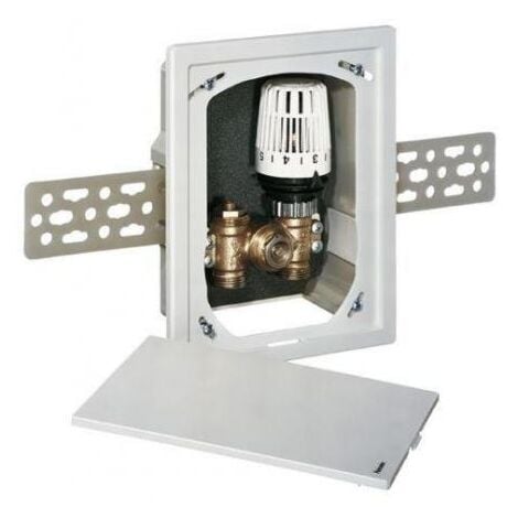 LE SANITAIRE Imi Hydronics Heimeier Multibox C/RTL UP-Kasten mit innenliegendem RTL, weiß RAL 9016 930300.800