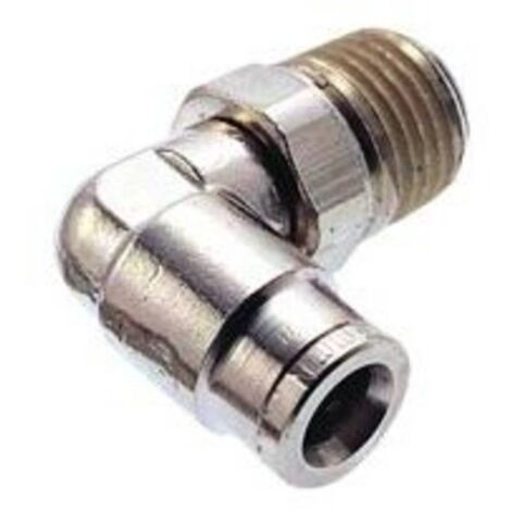 IMI NORGREN Raccordo angolato orientabile 101471028 Filetto esterno: R1/4 Ø tubo: 10 mm 1 pz.