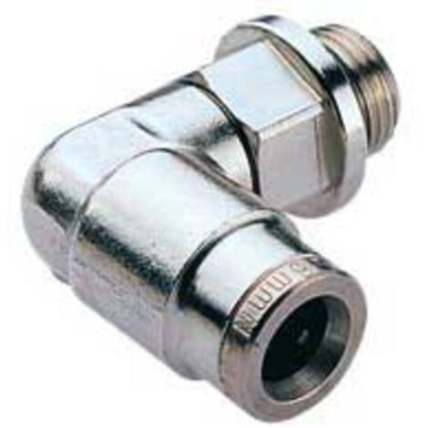 IMI NORGREN Raccordo angolato orientabile 102470405 Filetto esterno: M5 x 0.80 Ø tubo: 4 mm 1 pz.