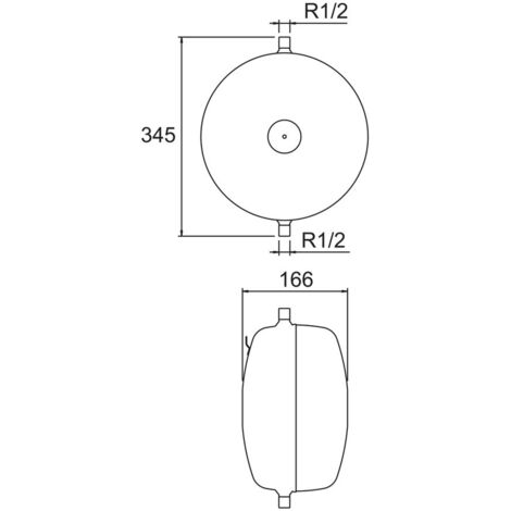 IMI Pneumatex Druckausdehnungsgefäß weiß Aquapresso ADF 8.10
