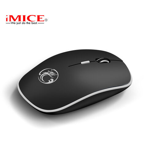 iMice Kabellose Maus Leise Computermaus 1600 DPI Geräuschlose Ergonomische Mäuse USB-PC-Mäuse Stummschalten Kabellose Mäuse für Laptop-Computer