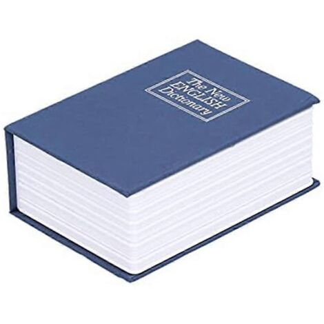 imite l'aspect d'un livre et est parfait pour la maison (mini bleu)--