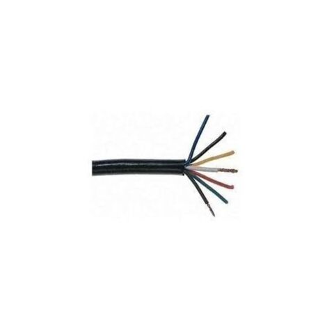 Imline – Câble électrique 5 conducteurs 5 x 1 mm² – Tension 12V/24V – Pour systèmes d'éclairage remorques et caravanes – Vendu au mètre