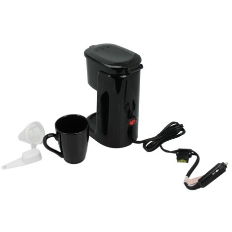 Imline – Cafetière 1 tasse 12V pour camping-car – Préparation rapide de café en déplacement – Compacte et légère pour caravane