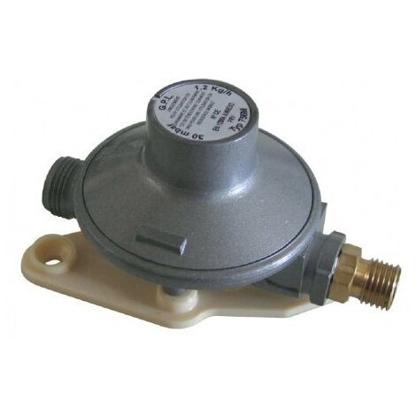 Imline – Détendeur gaz 1 bouteille – Soupape de décharge – Pression 30 mbar – Débit 1,2 kg/h – Compatible camping-cars et caravanes