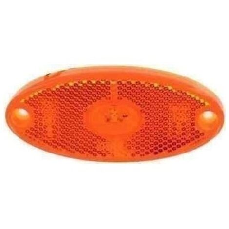 Imline – Feu de position latéral LED orange – Éclairage puissant et économe en énergie – Installation facile avec entraxe 85 mm – Dimensions compactes 100 x 44 x 12 mm