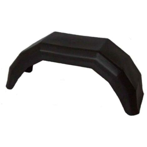 Imline – Garde-boue plastique noir 8 pouces – Protection contre projections – Plastique résistant aux UV – Montage rapide sur remorque et caravane