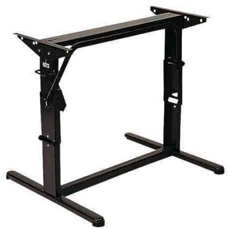 Imline – Pied de table automatique repliable pour camping-car – Système à ressort compensé – Verrouillage sécurisé – Coloris marron