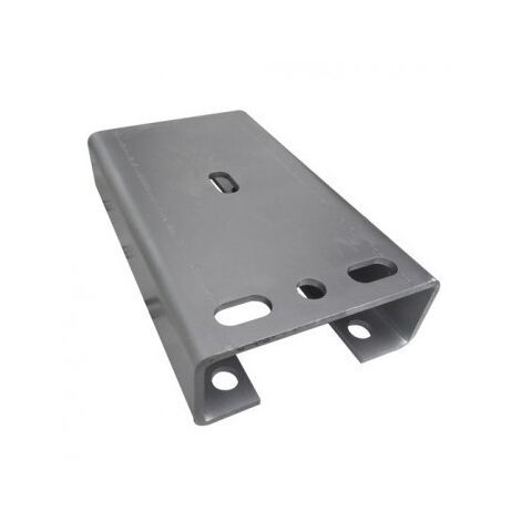 Imline – Platine de fixation galvanisée pour treuil – Perçage 130 x 70 mm – Adaptation pour treuils manuels – Résistance maximale remorque bateau