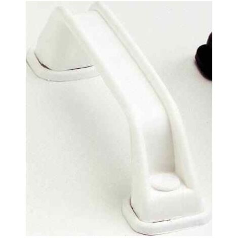 Imline – Poignée de manœuvre blanche pour caravane et camping-car – Entraxe 145 mm – Résistante aux intempéries et vibrations – Design ergonomique