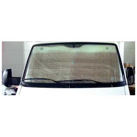 Imline – Protection pare-brise RENAULT Trafic / OPEL Vivaro / NISSAN Primastar – Film métallisé armé 30 g/m² – Installation facile avec ventouses