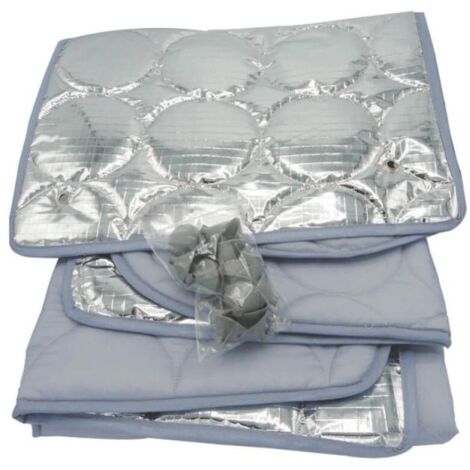 Imline – Rideaux isothermes gris pour DUCATO 1, C25, J5 avant 1991 – Protection thermique et acoustique – Installation facile avec ventouses