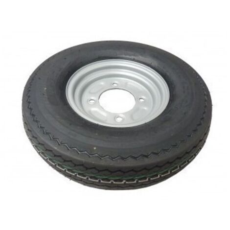 Imline – Roue de remorque 8' 480 x 8 – 4 trous 115 mm – Pneu renforcé 4 PLYS – Installation facile et rapide